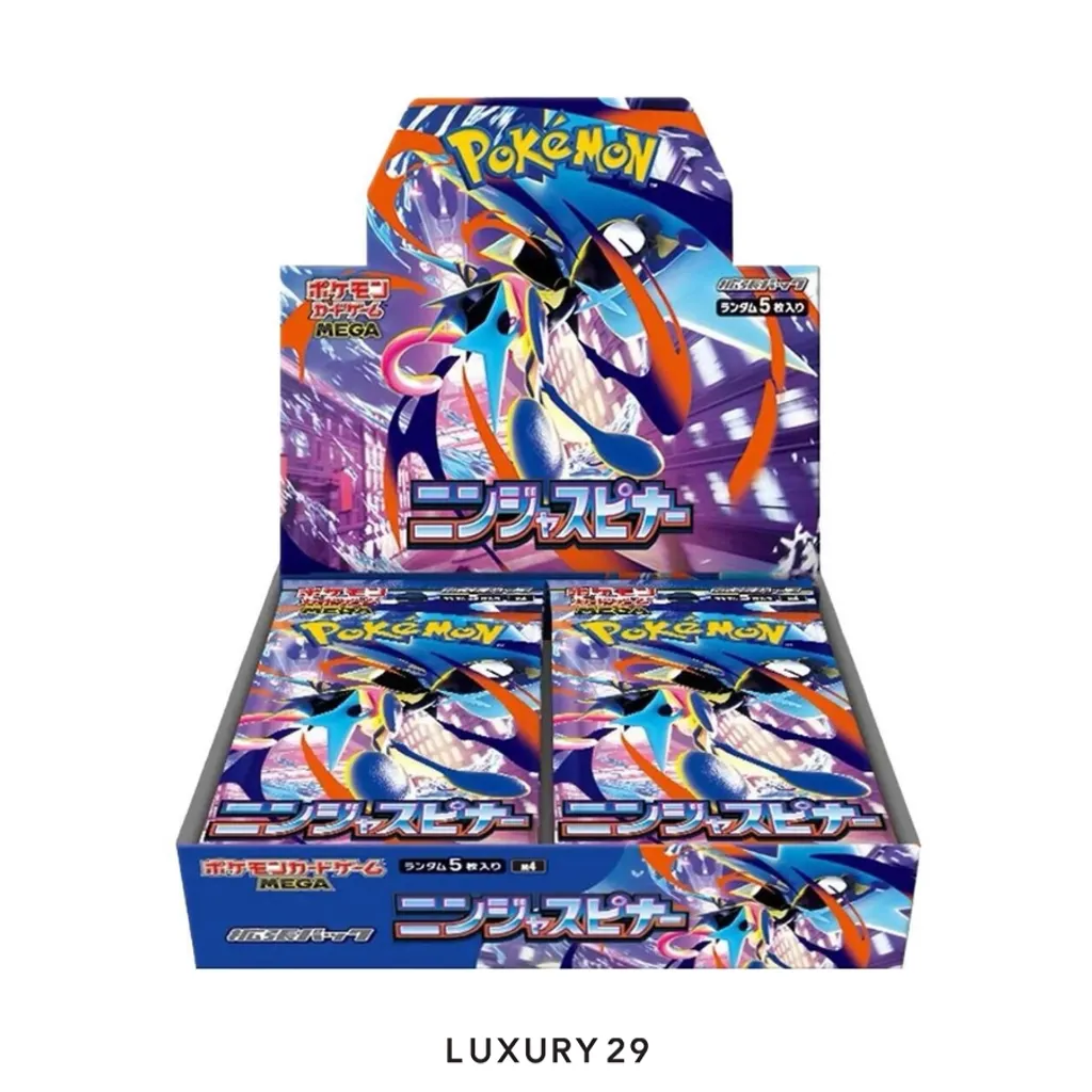 Pokemon (m4) MEGA Ninja Spinner Booster Pack (JP)(Small, Multicolour)