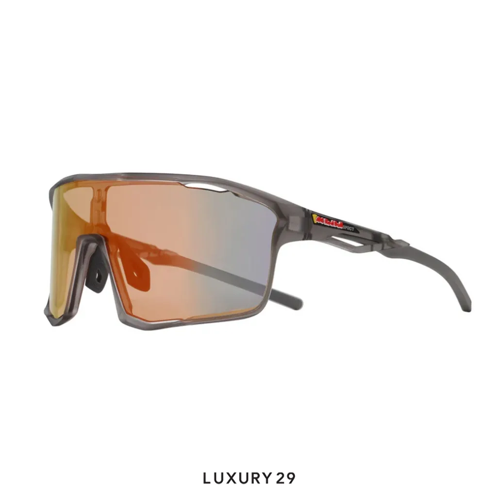 Red Bull Spect Sunglasses Rumble-001IBX brown photochromic with red mirror(Free Size, Orange)