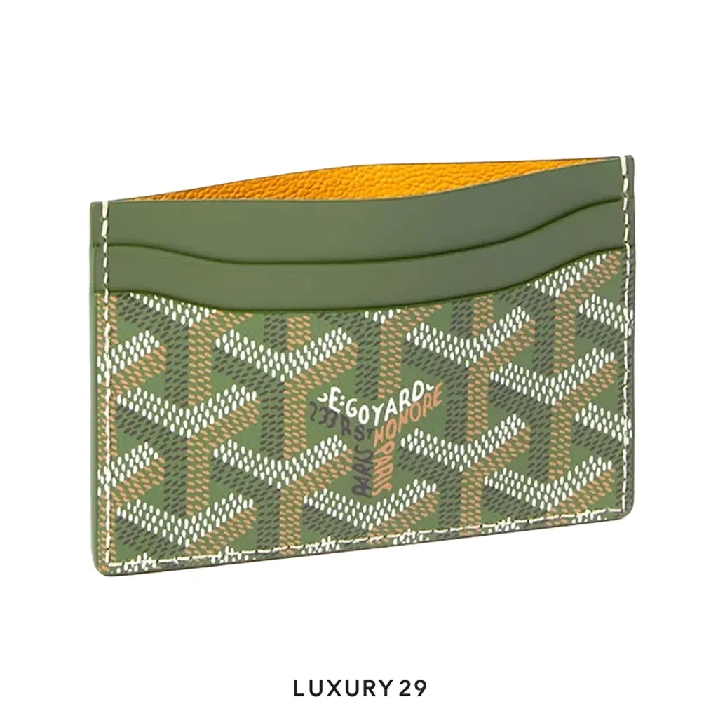 Goyard Saint-Sulpice Card Wallet Khaki - GYD233(Small, Green)