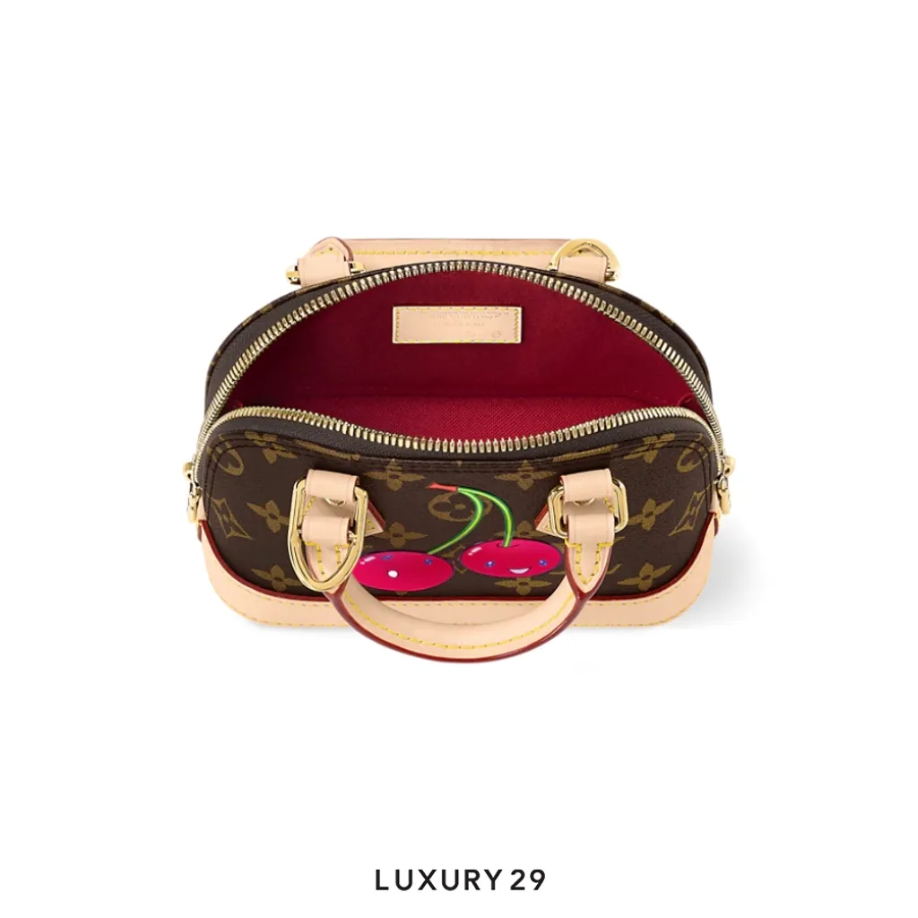 Louis Vuitton LV x TM Nano Alma Monogram coated canvas Brown(Mini, Brown)