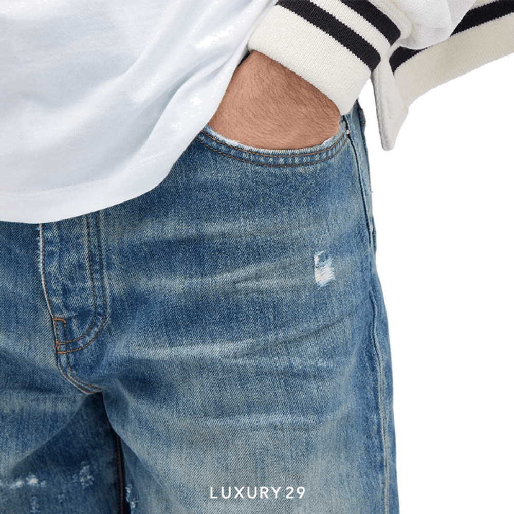 AMIRI Indigo Shotgun Jeans(XS, Blue)