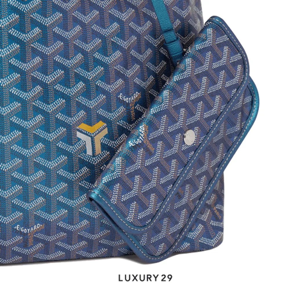 Goyard Boheme Hobo Bag 2024 Pearly Blue(Small, Blue)