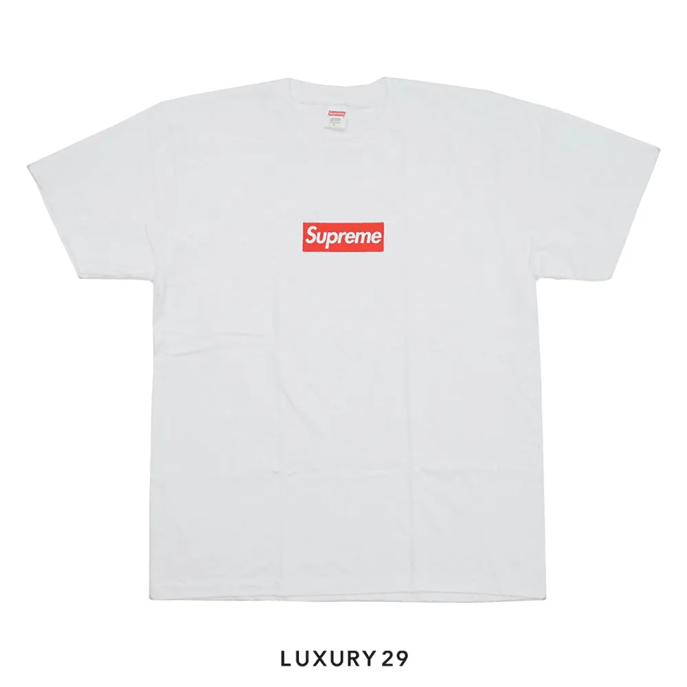 人気の新作 Box Anniversary 20th Supreme Logo 'White' T-Shirt Tシャツ/カットソー(半袖/袖なし)