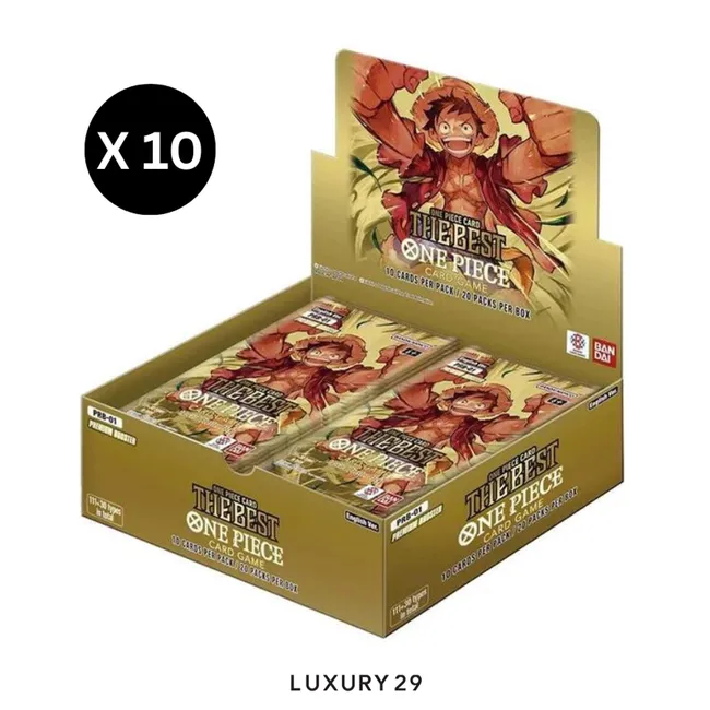One Piece Premium Booster Booster Box Case contains 10 Booster Boxes  (PRB-01)