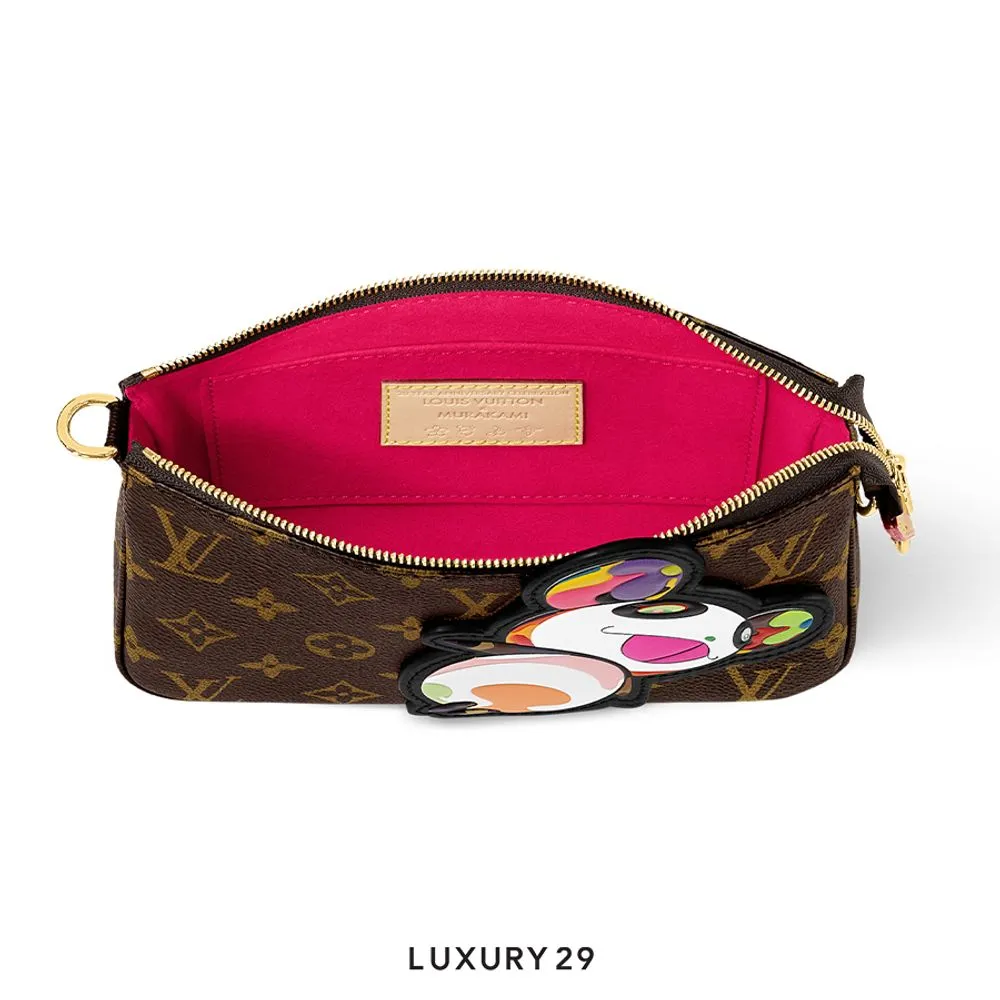 Louis Vuitton LV x TM Pochette Accessoires Pouch(Small, Brown)