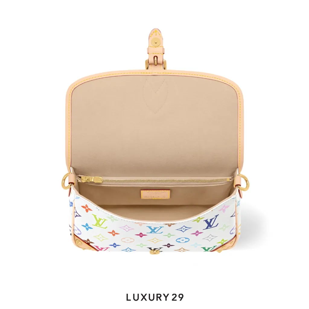 Louis Vuitton LV x TM Diane PM bag Multicolor/White(Small, White)