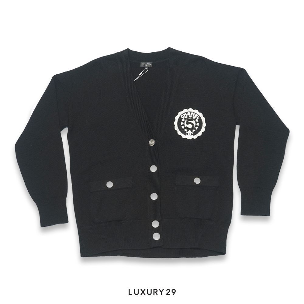 Chanel Cruise cardigan Cashmere Black(M, Black)