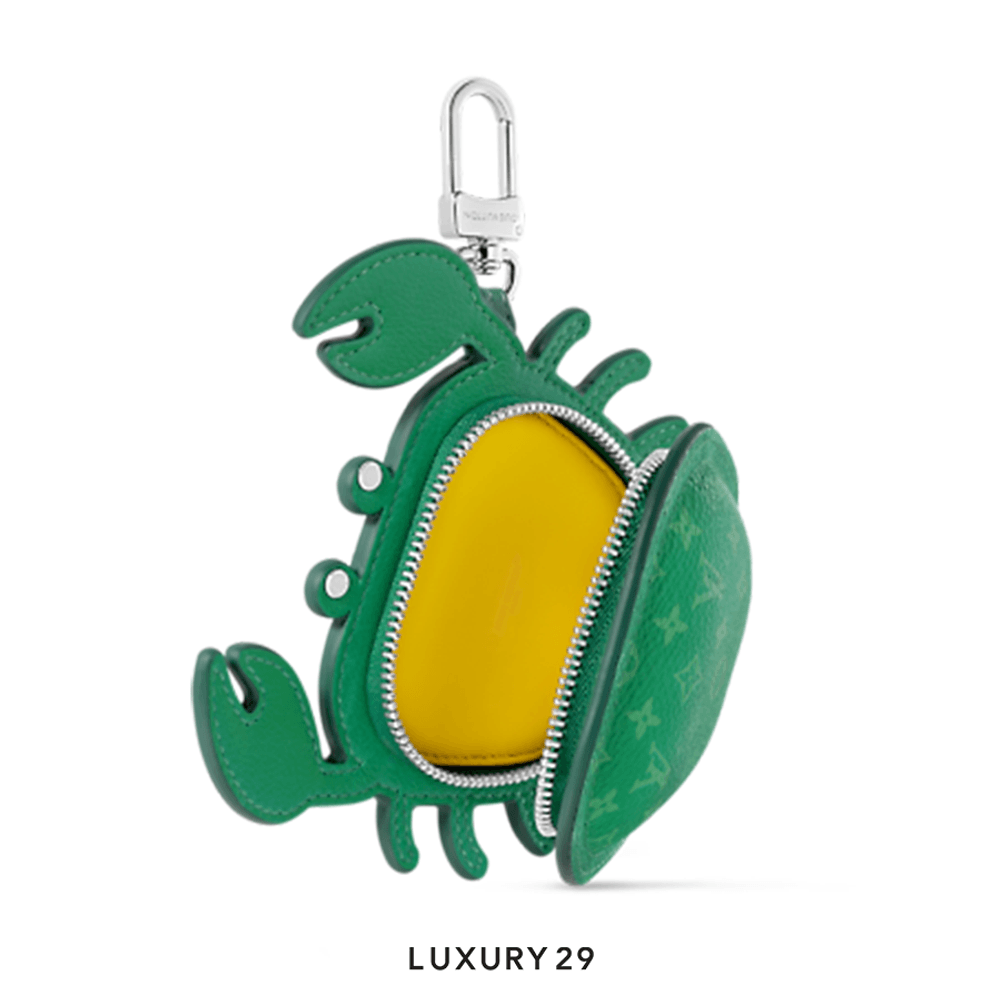Louis Vuitton LV Crab Bag Charm Green(Small, Green)