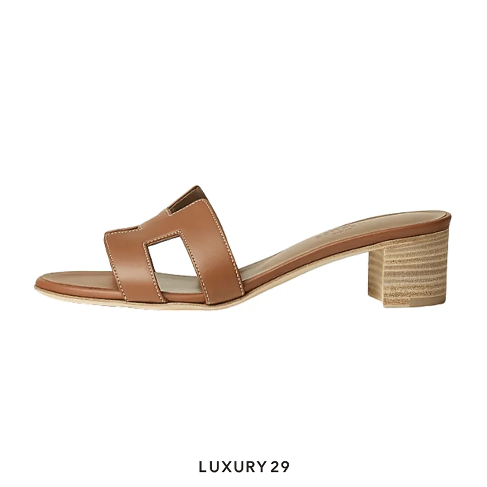 Hermes Oasis sandal Gold(38, Gold)