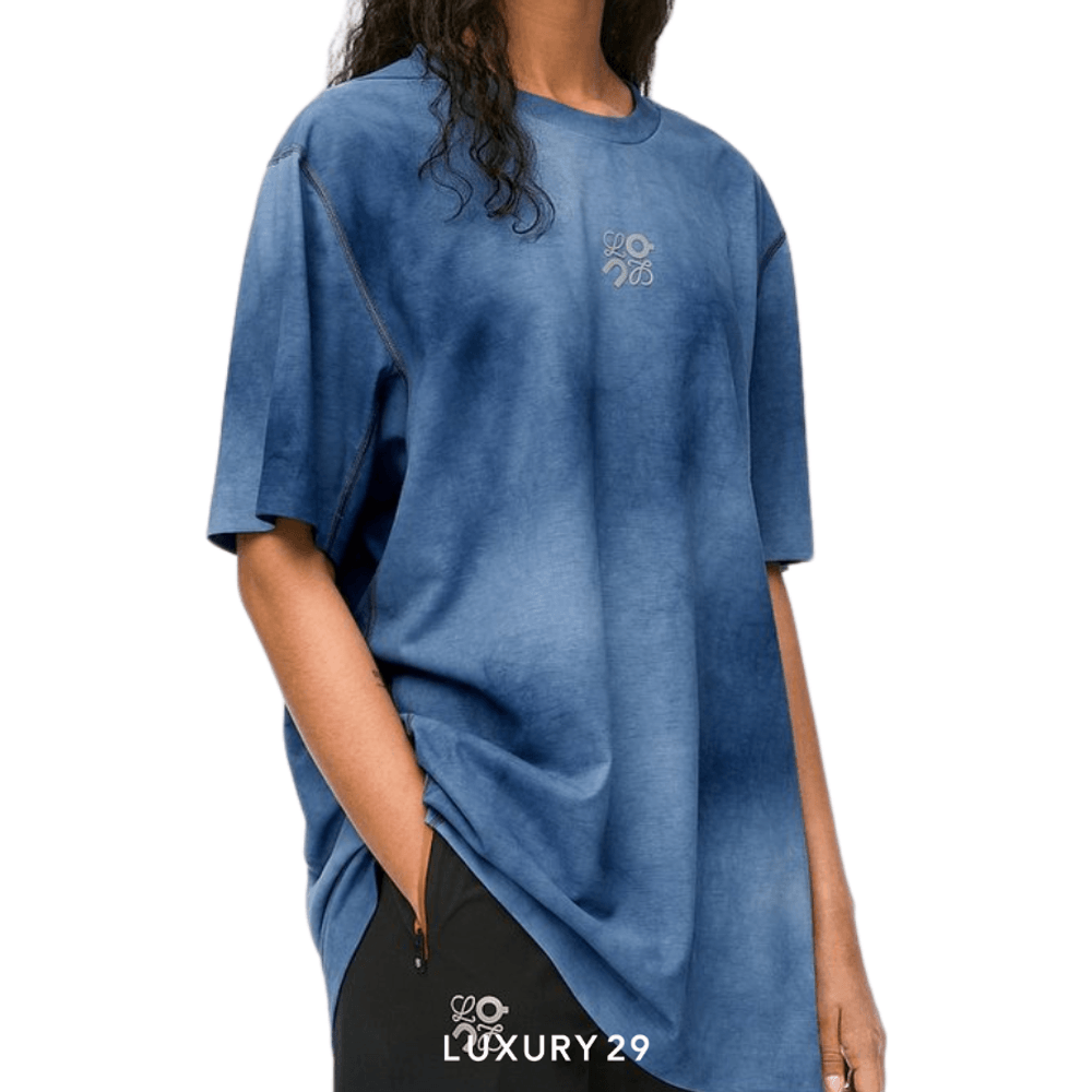 On x Loewe Active T-shirt in technical jersey Blue/Multicolor(XS, Blue)
