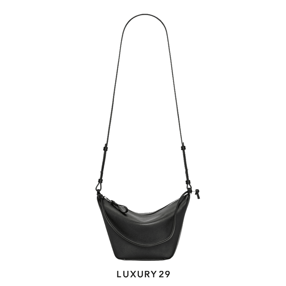 Loewe Mini Hammock Hobo Bag in Classic Calfskin Black(Mini, Black)