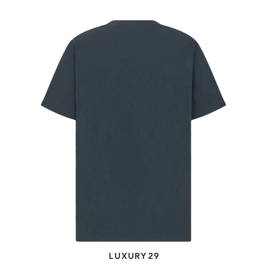 DIOR AND HYLTON NEL For My Real Friends T-Shirt Relaxed Fit Blue