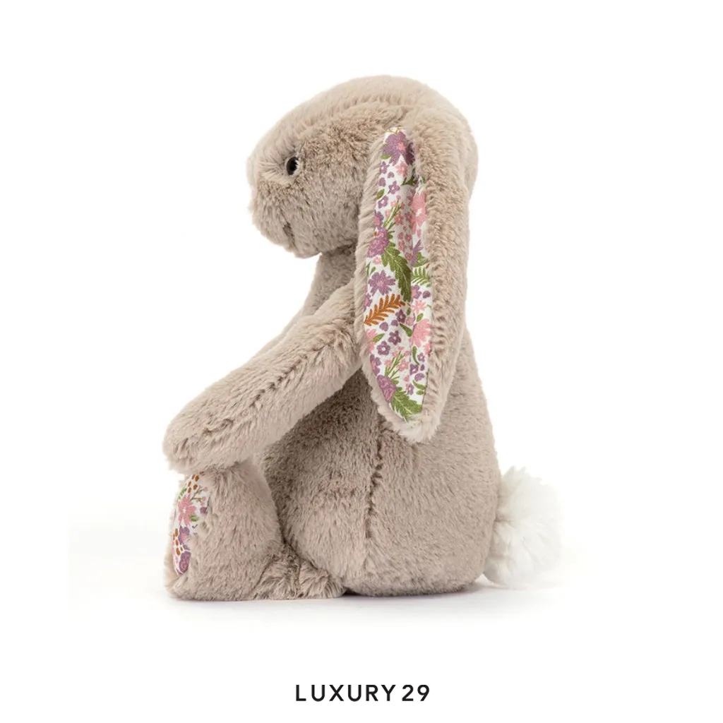 JellyCat Blossom Beige Bunny Petal(Large, Brown)