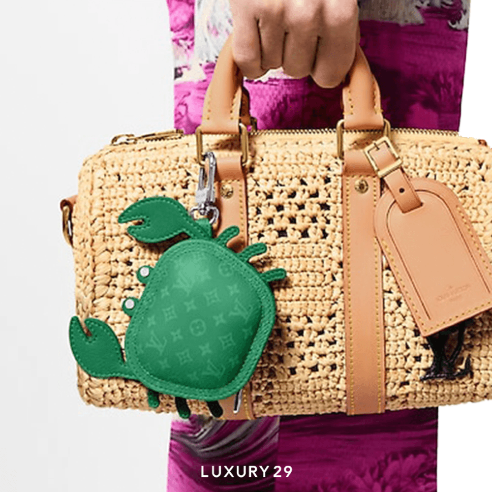 Louis Vuitton LV Crab Bag Charm Green(Small, Green)