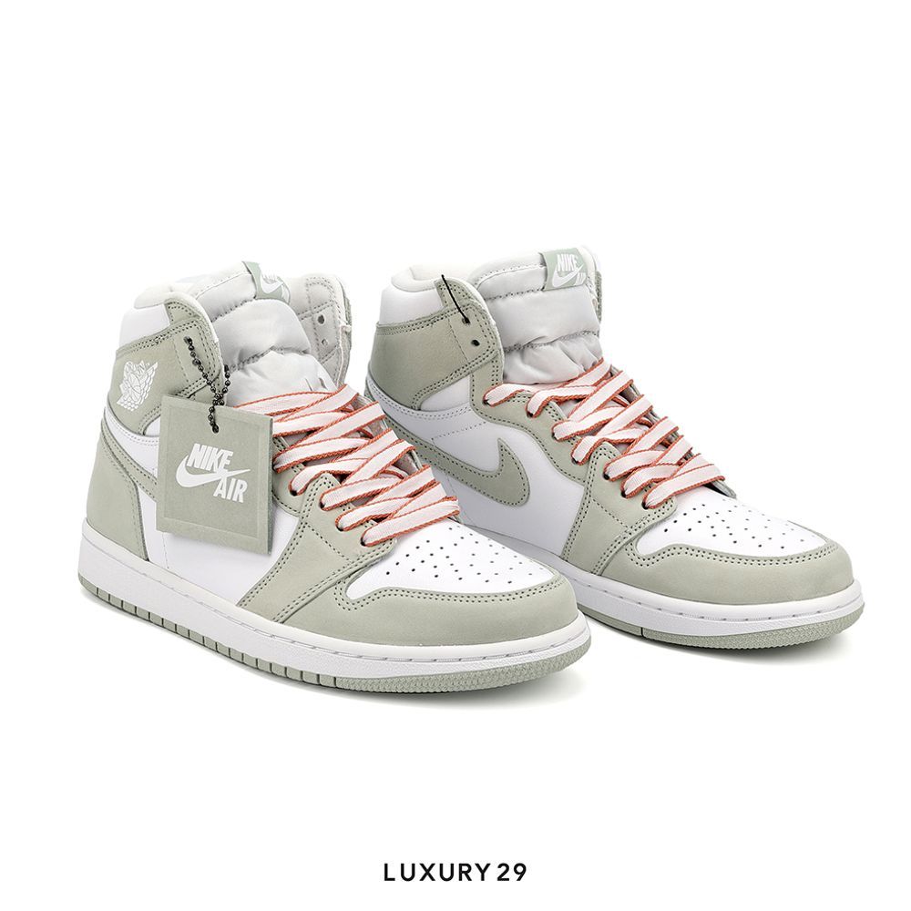 Nike Jordan 1 Retro High OG Seafoam (Women's)(40.5, Grey)