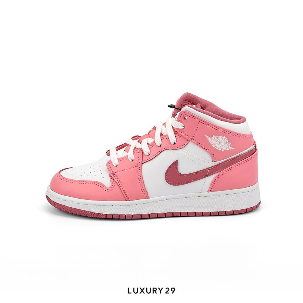 Nike Jordan 1 Mid Valentine's Day (2023) (GS)(W)(38, Pink)