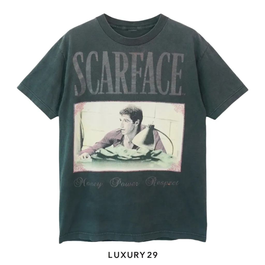 Not Applicable Vintage Scarface T-shirt Black(M, Black)