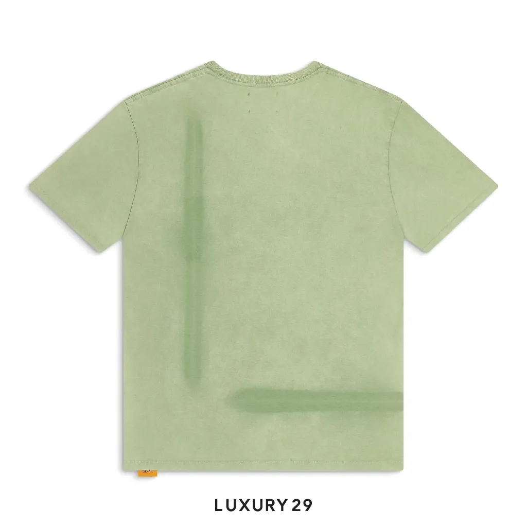 Gallery Dept. Vintage Logo Painted Tee Light Green(M, Green)