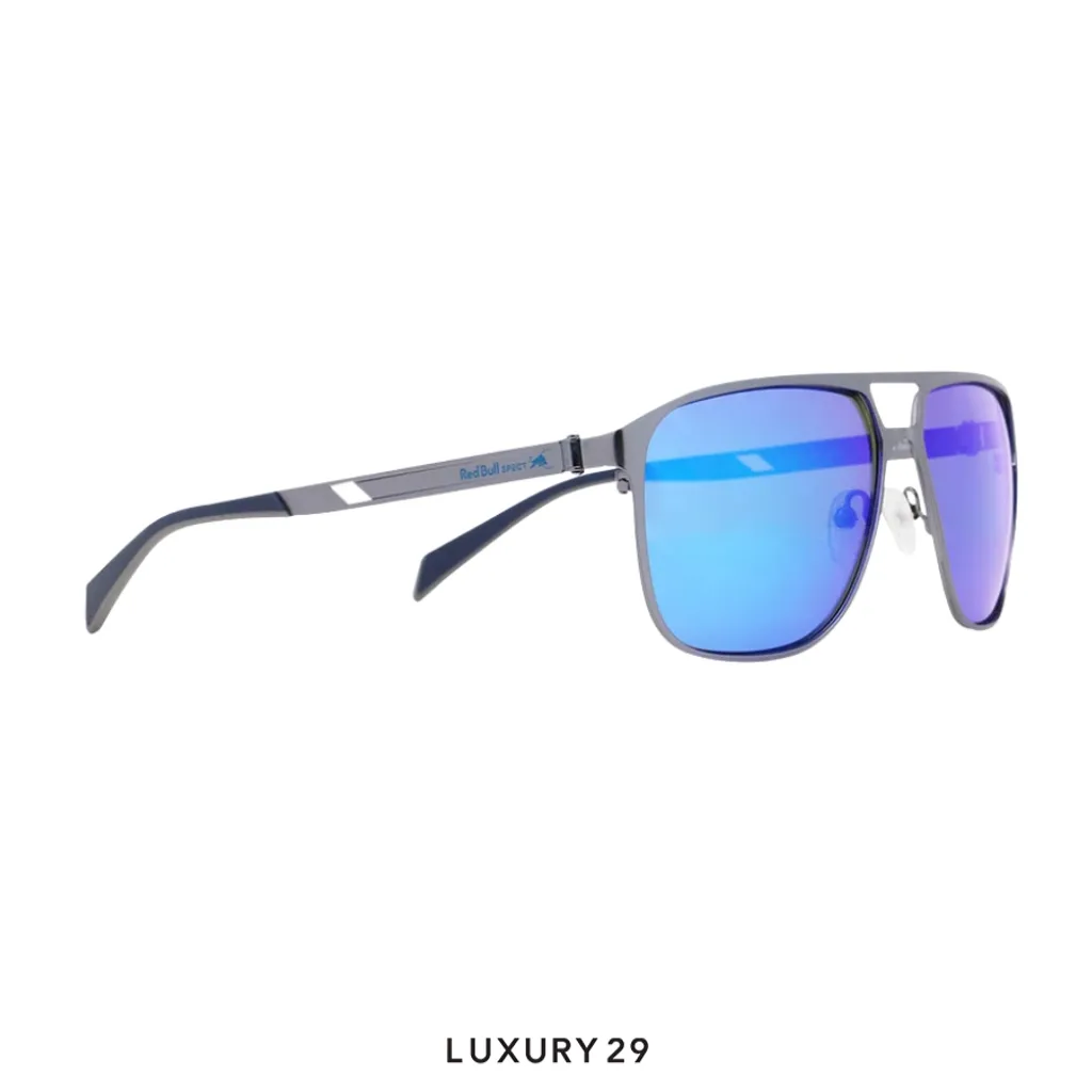 Red Bull Spect Sunglasses REDMS107-01P AERO SPIN Concept  smoke with dark blue mirror(Free Size, Blue)