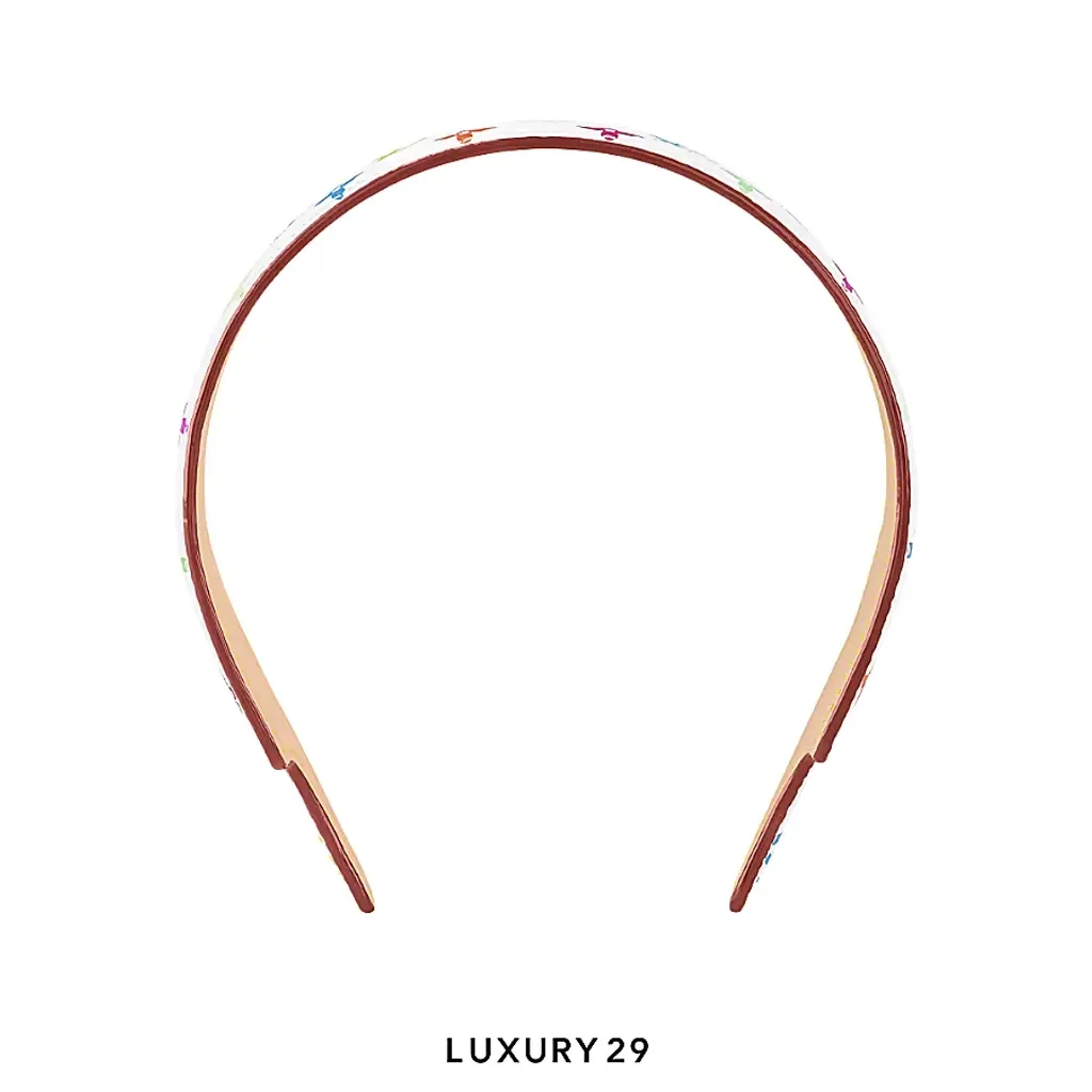 Louis Vuitton LV x TM Monogram Multicolor LV Outline Headband(Free Size, Multicolour)