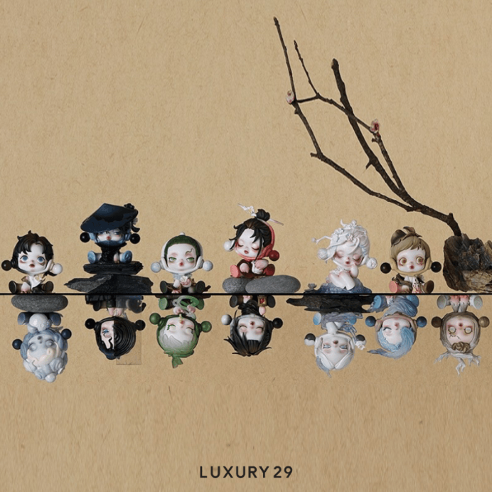 POP MART SKULLPANDA The Ink Plum Blossom Series Figures