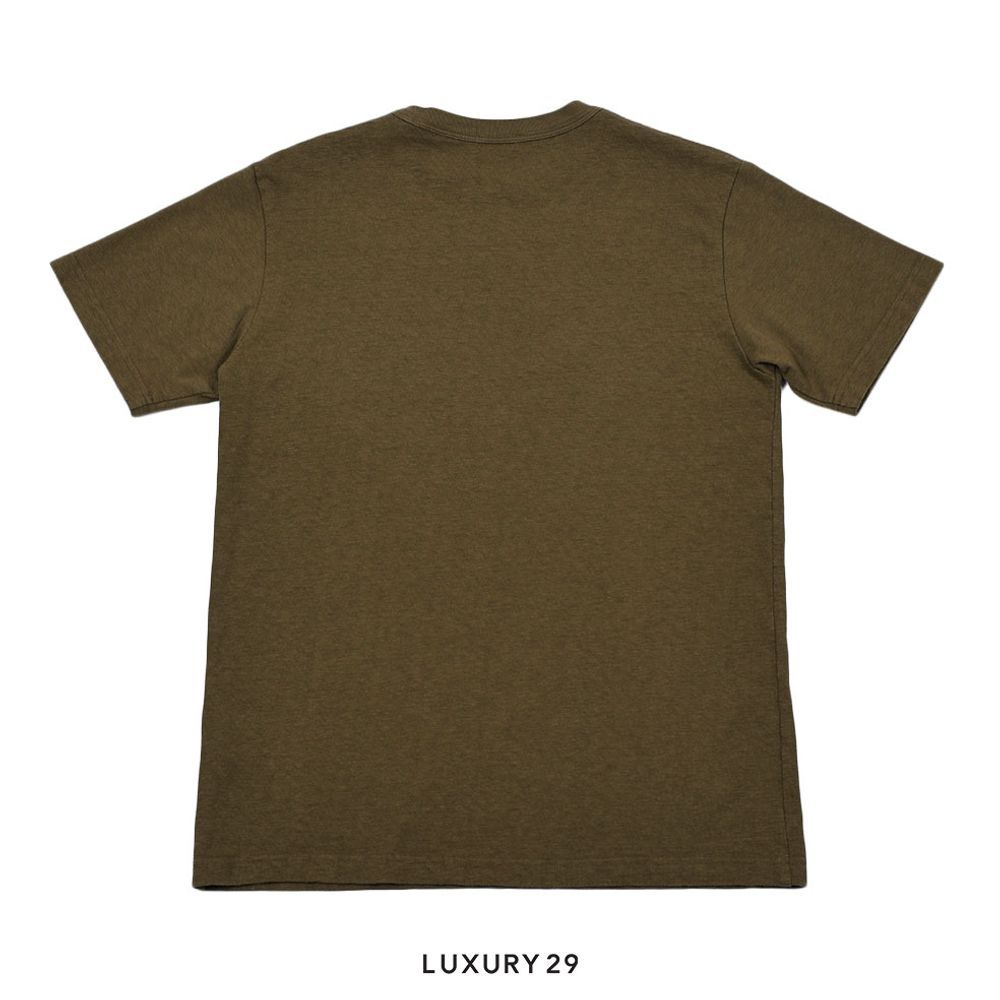 Dior Relaxed-Fit TEARS T-Shirt Khaki Cotton Slub Jersey(S, Green)