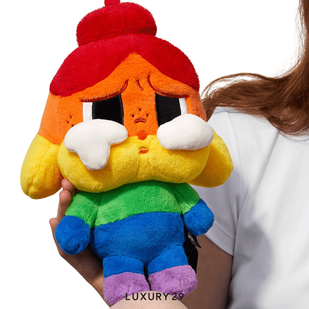 POP MART CRYBABY CHEER UP, BABY! SERIES-Plush Doll(Large, Multicolour)