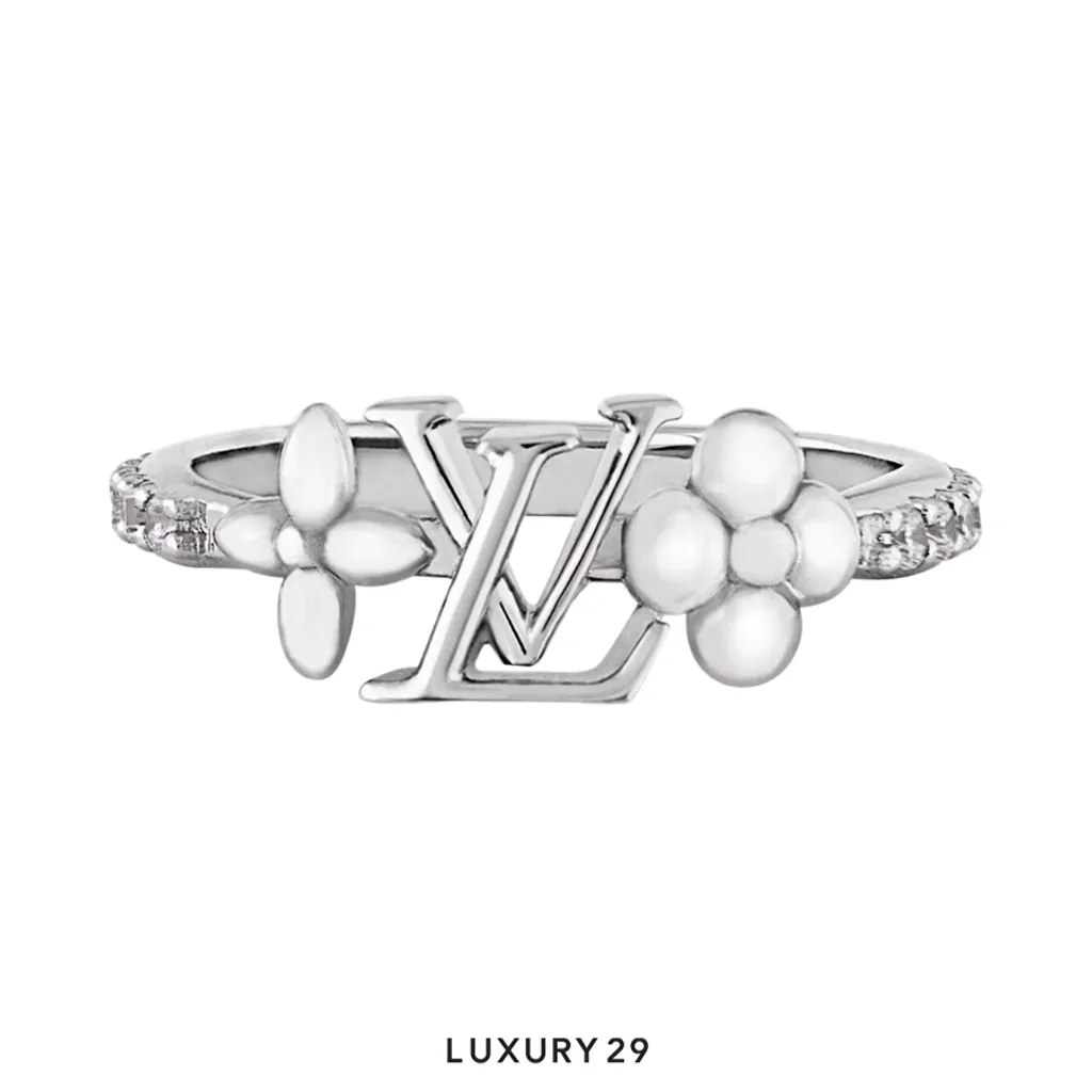 Louis Vuitton LV Iconic Ring Palladium Size S(Small, Silver)