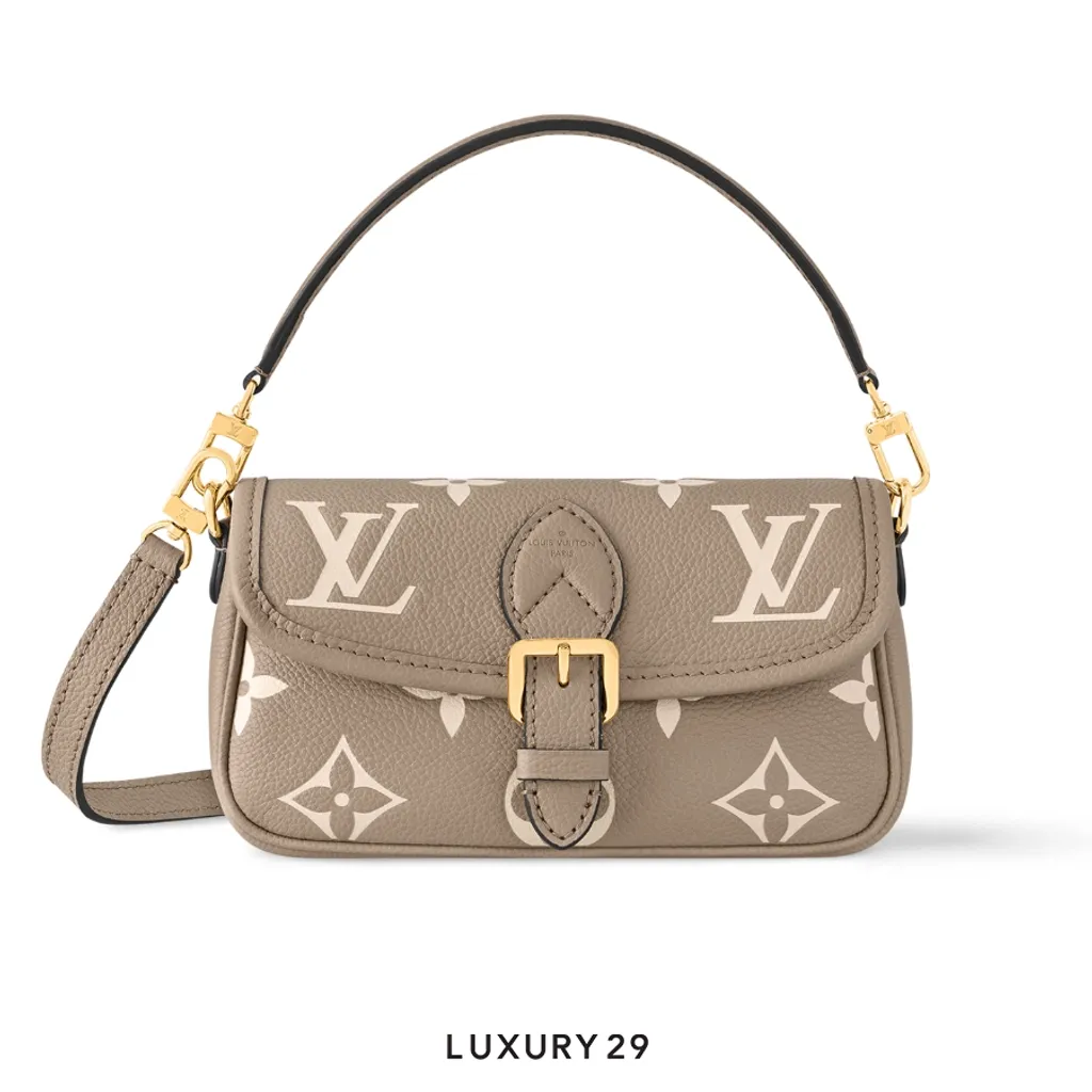 Louis Vuitton LV Nano Diane bag Monogram Canvas Turtledove Beige/Cream(Mini, Neutrals)