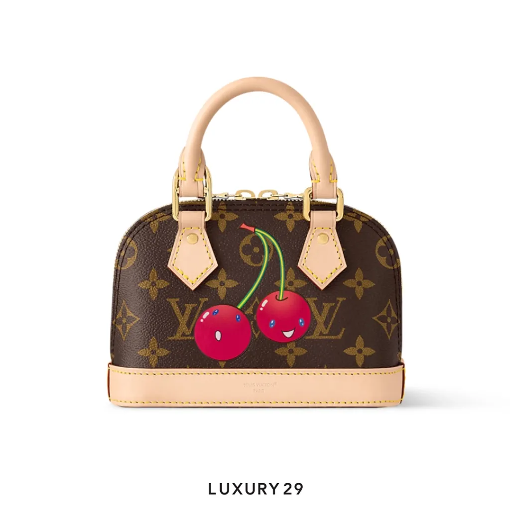 Louis Vuitton LV x TM Nano Alma Monogram coated canvas Brown(Mini, Brown)
