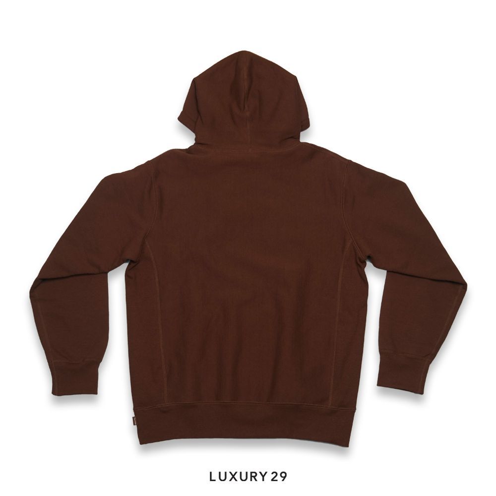 Supreme Bandana Box Logo Hooded Sweatshirt Dark Brown(L, Brown)