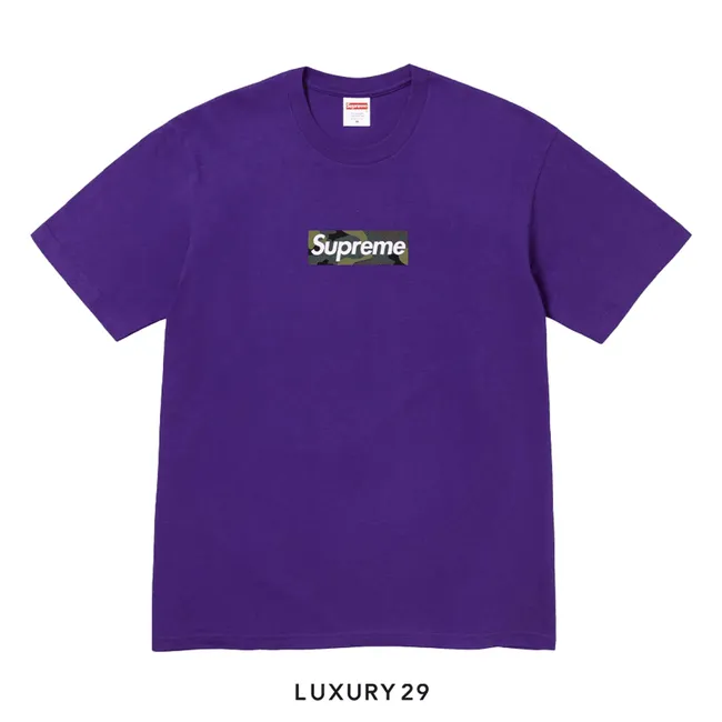 Supreme Box Logo Tee 'Purple'