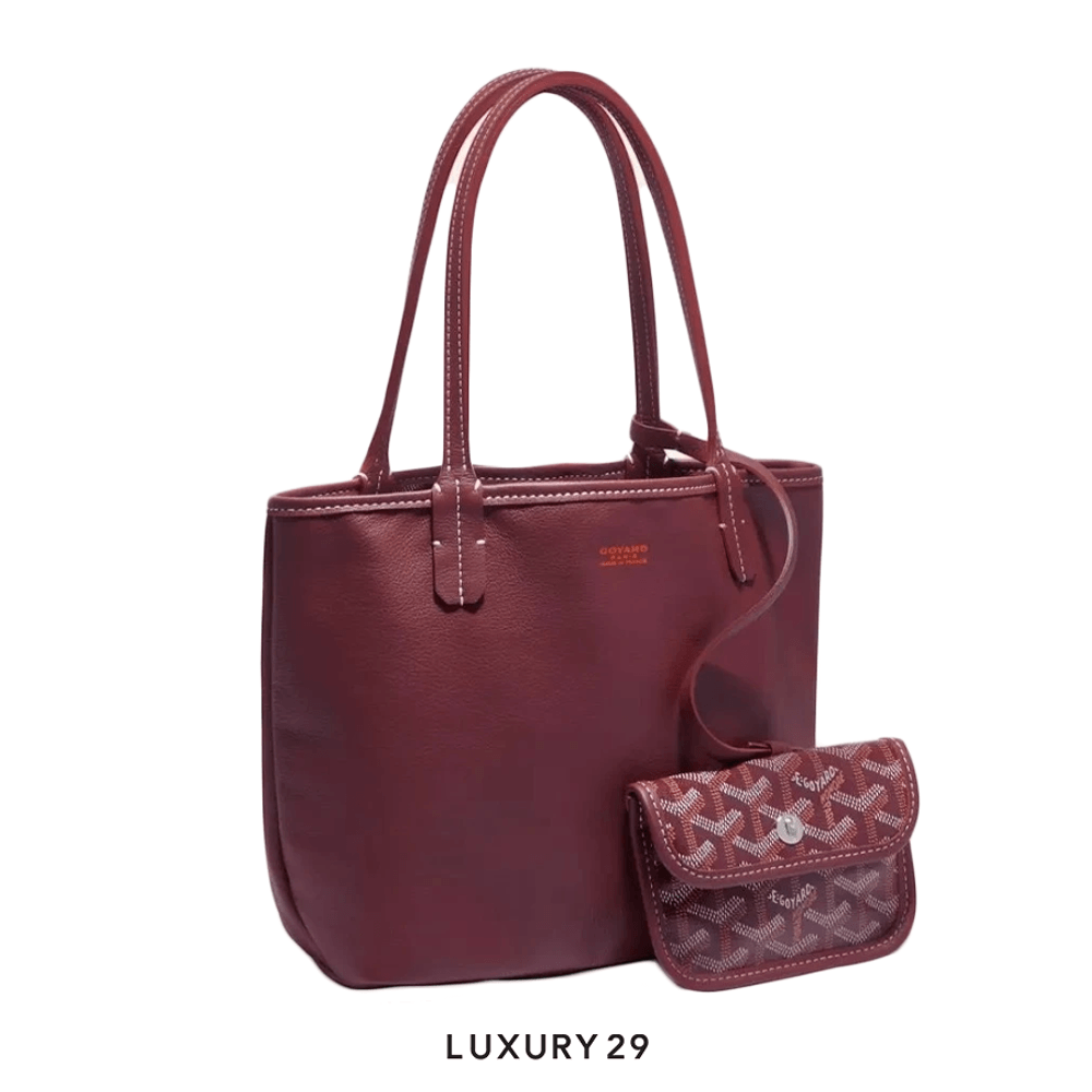 Goyard Anjou Mini Bag Burgundy(Mini, Red)