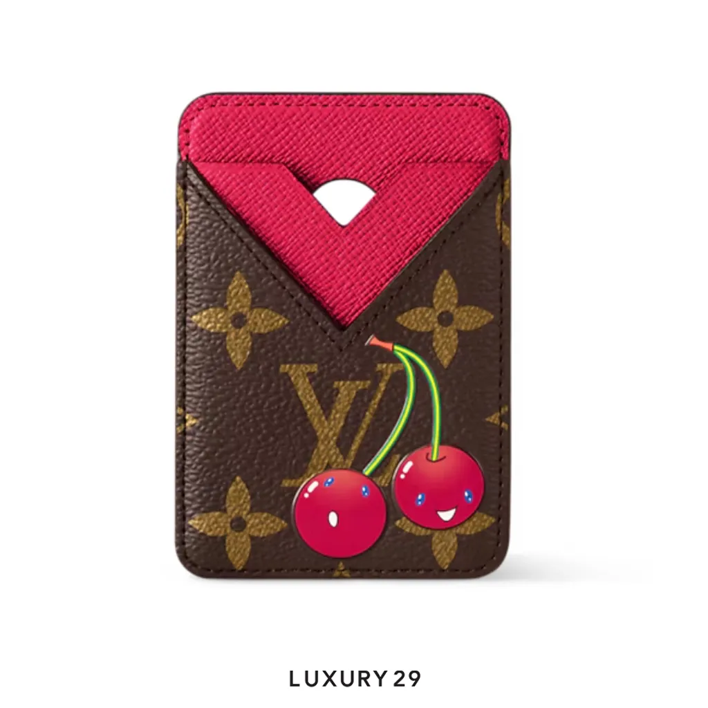 Louis Vuitton LV x TM - Magnet Card Holder Monogram Canvas Red