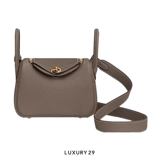 Hermes Lindy Mini Bag Etoupe
