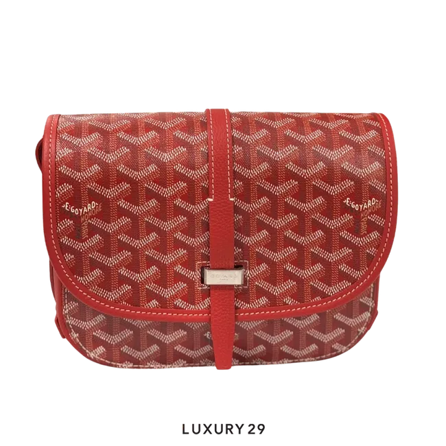 Goyard Belvedere PM Bag Red