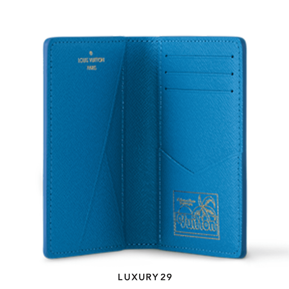 Louis Vuitton LV Pocket Organizer Bright Blue(Small, Blue)