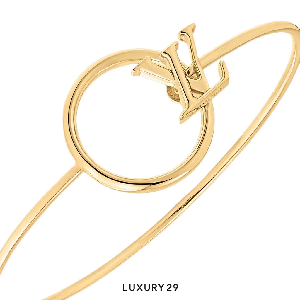 Louis Vuitton LV Eclipse Bracelet Gold(Small, Gold)