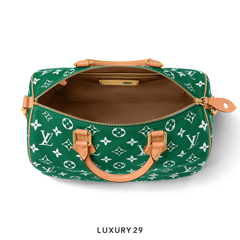 Louis Vuitton LV Speedy P9 Bandouliere 40(Maxi, Green)