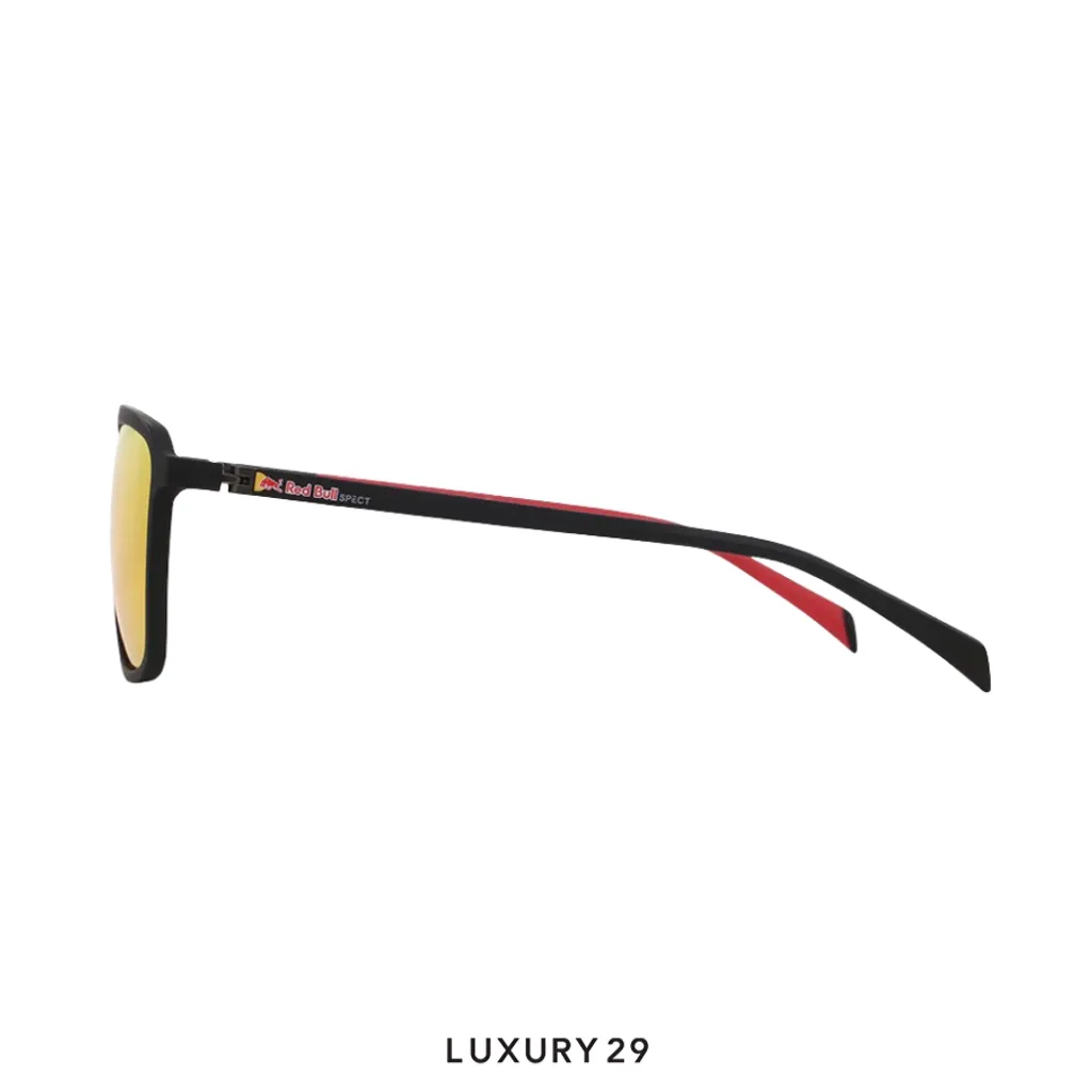 Red Bull Spect Sunglasses REDPS106-03P SPIN Concept brown with red mirror(Free Size, Red)