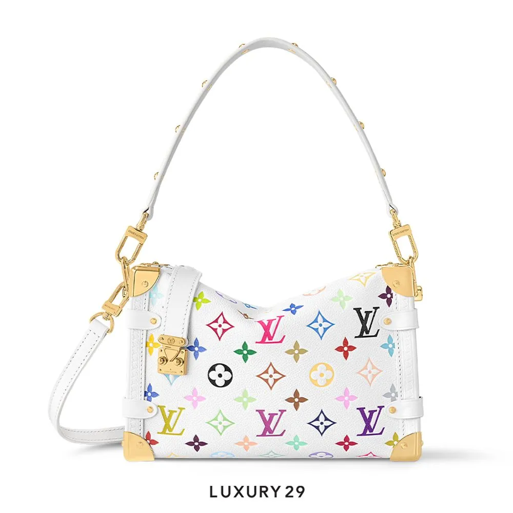 【限定セール！】 TM x LV Vuitton Louis Side White MM Trunk バッグ