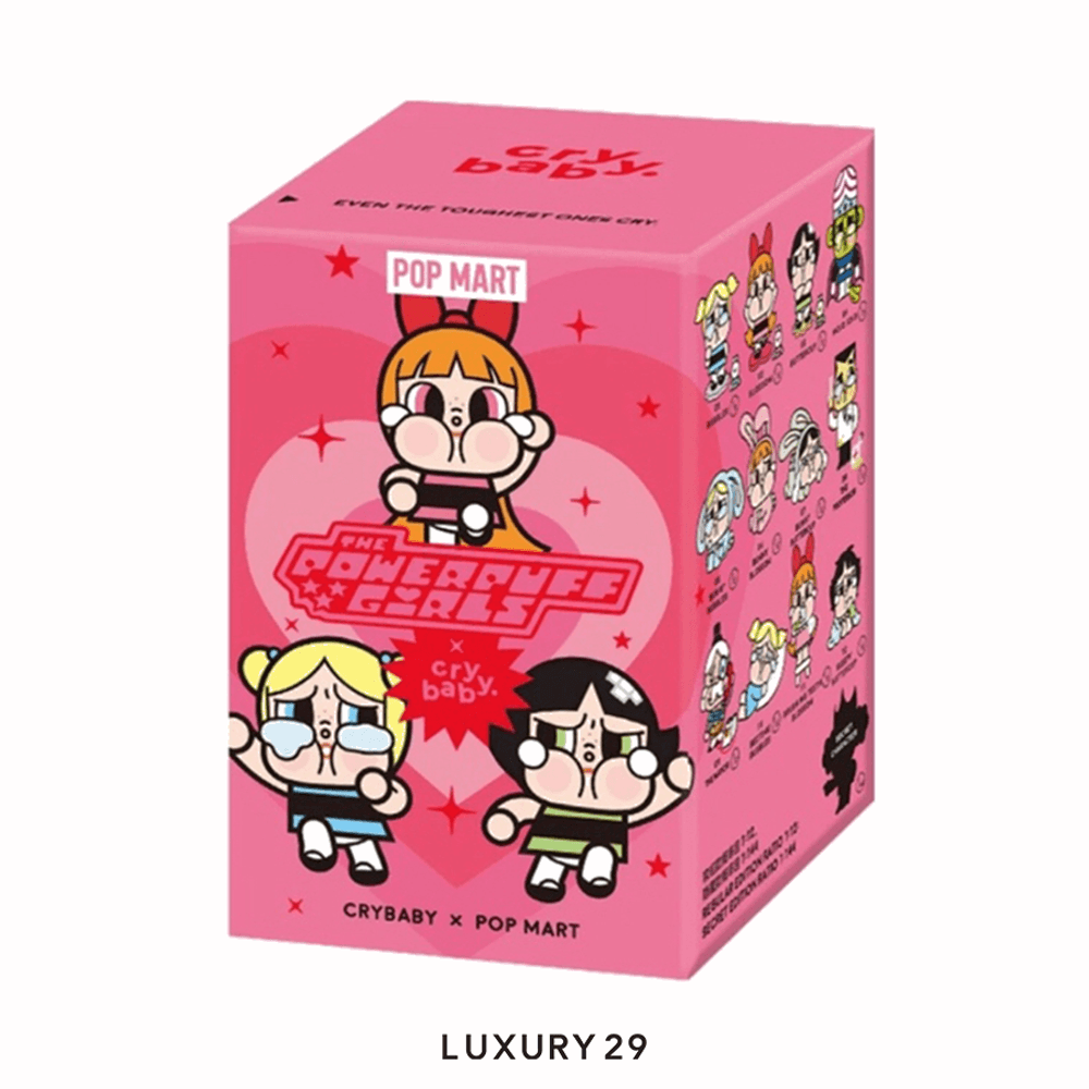 POP MART CRYBABY x Powerpuff Girls Series Figures(Small, Multicolour)