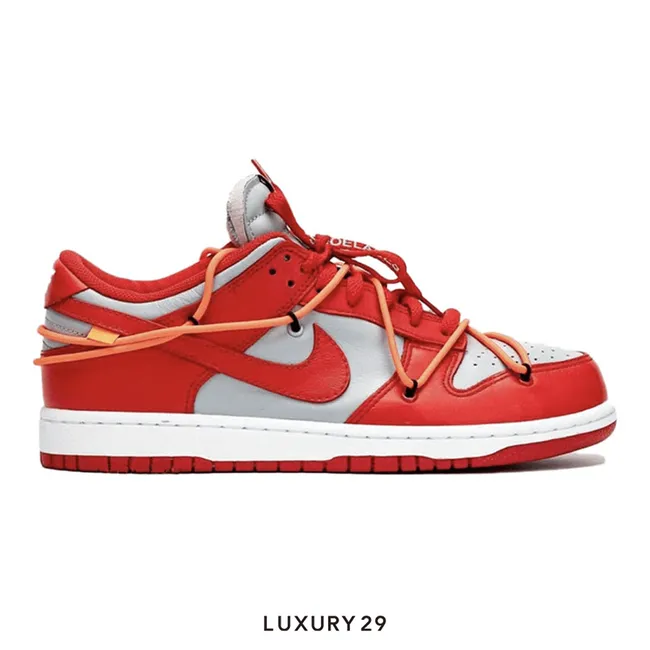 Nike Dunk Low Off-White University Red (M)