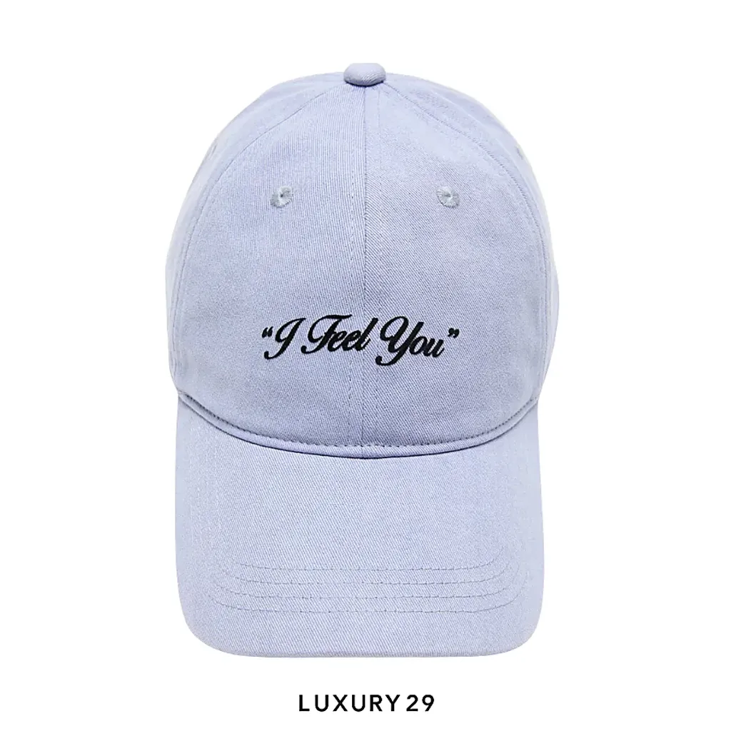 Acne Studios Embroidered Logo Cap Dusty blue(Free Size, Blue)