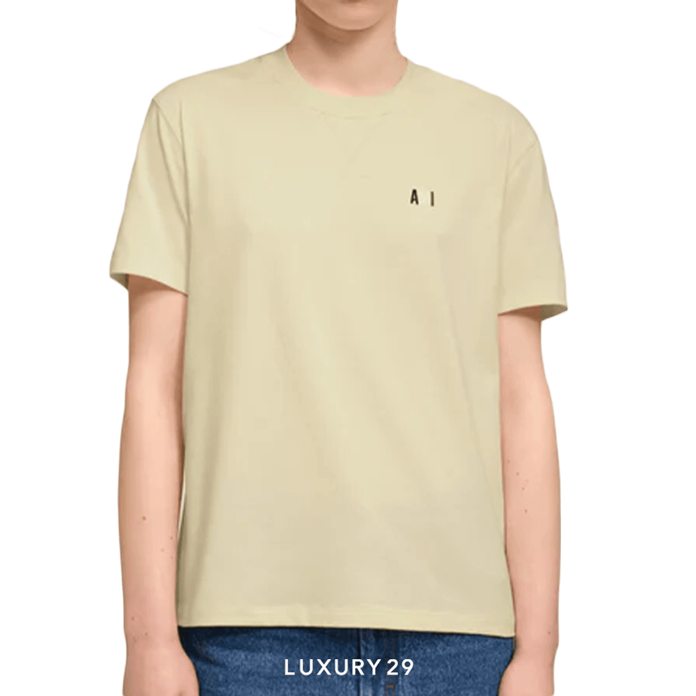 Ami Bleu Blanc Rouge Classic Fit T-shirt OFF WHITE(M, Neutrals)