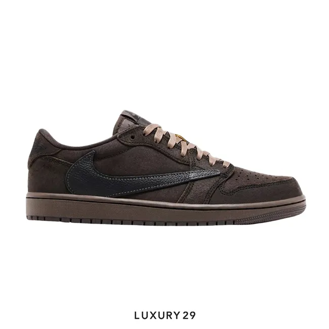 Nike Jordan 1 Retro Low OG SP Travis Scott Velvet Brown  (M)