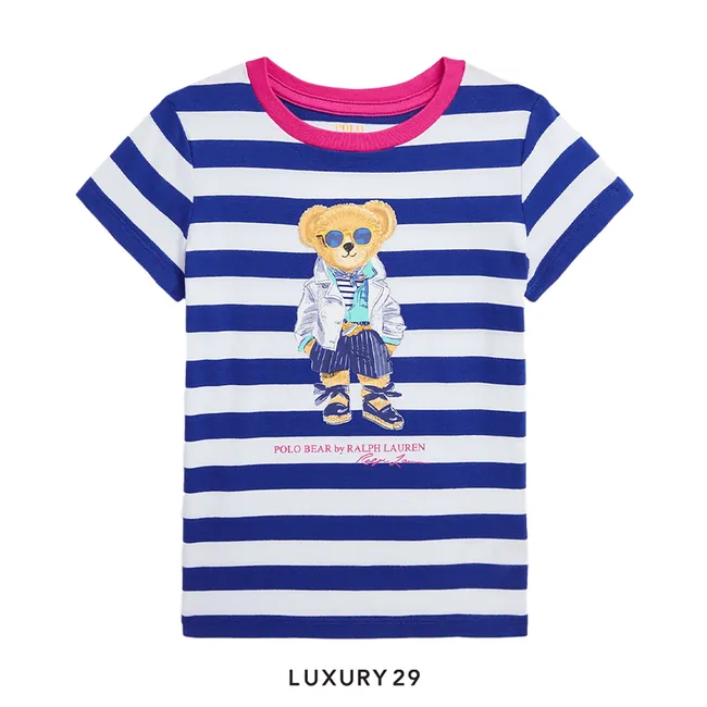 Kid Ralph Lauren T-shirt - White/Blue
