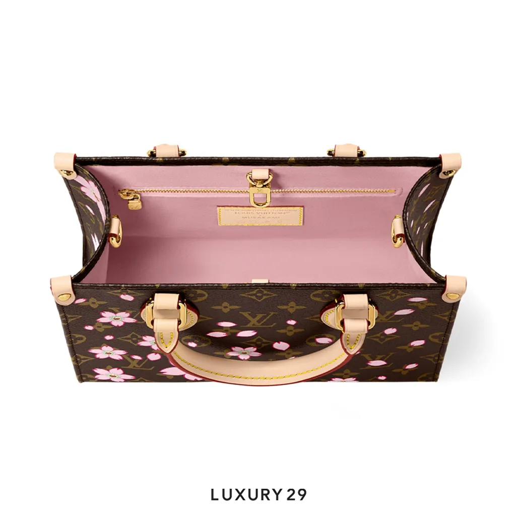 LOUIS VUITTON LV x TM - OnTheGo PM bag Sakura Brown