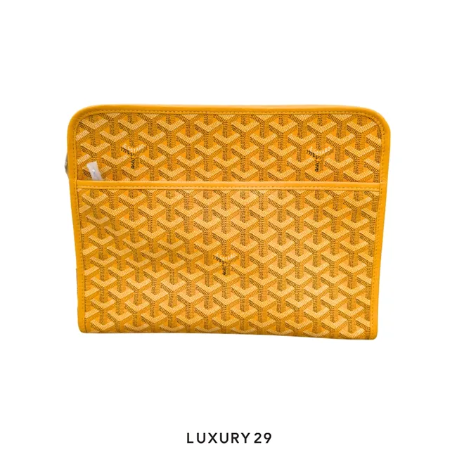 Goyard Jouvence MM Toiletry Bag Yellow