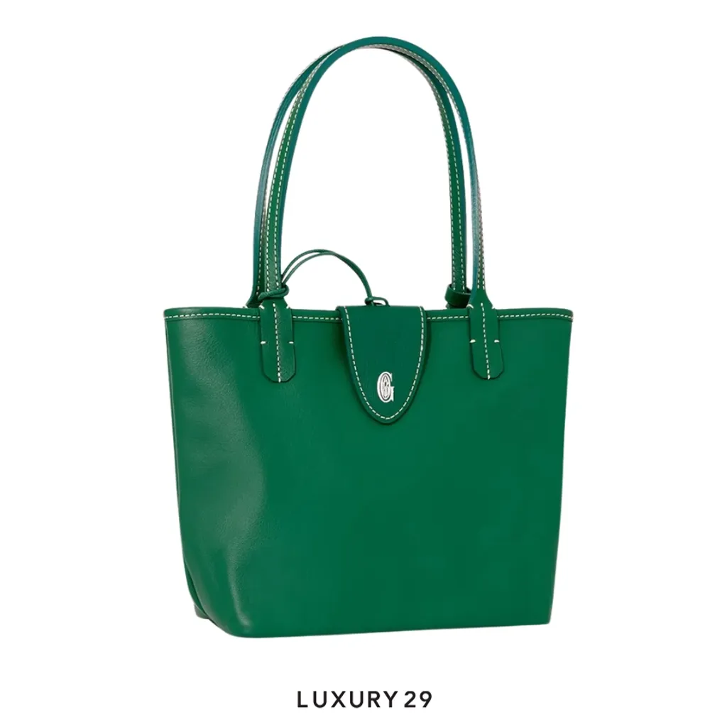 Goyard Anjou Mini Bag with Croc Universal Green(Mini, Green)